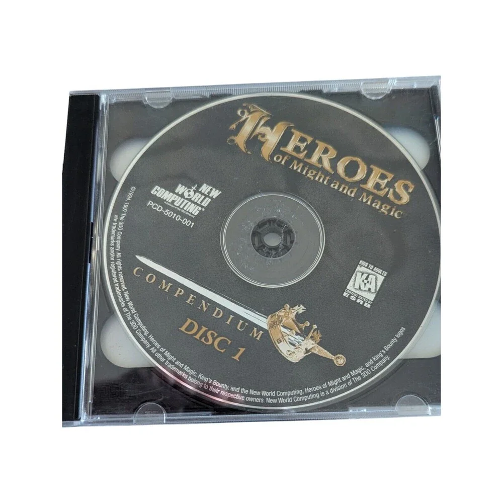 Heroes of Might and Magic Compendium PC 2 Disc Jewel Case New World Computing